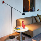 Lampadaire Linéaire Métal Noir