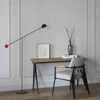 Lampadaire Linéaire Métal Noir
