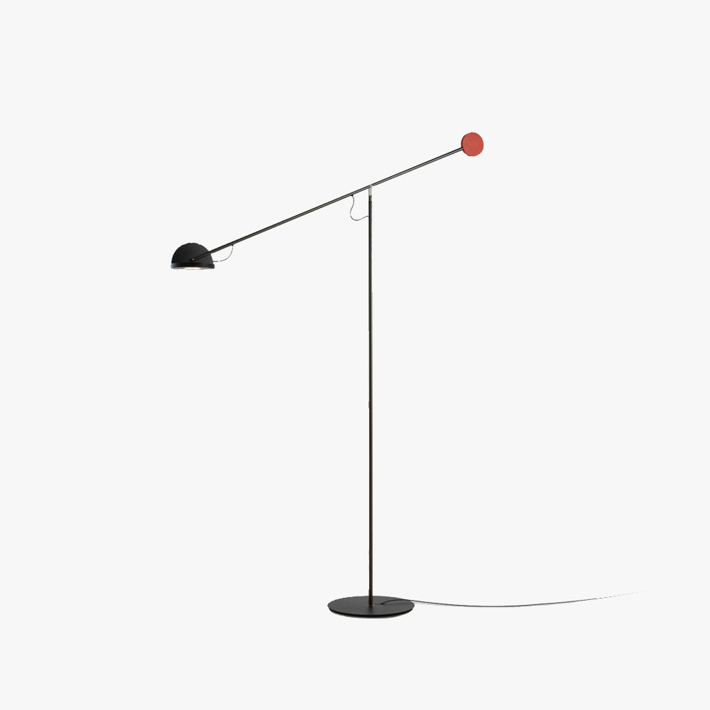 Lampadaire Linéaire Métal Noir