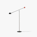 Lampadaire Linéaire Métal Noir