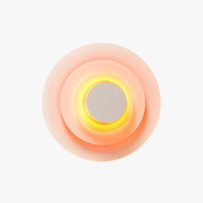 Applique murale résine multicolore rose bleu jaune design pop moderne salon chambre