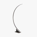 Lampadaire arc métal silicone ambre blanc dimmable salon chambre