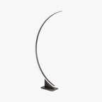 Lampadaire Arc Silicone Café Blanc