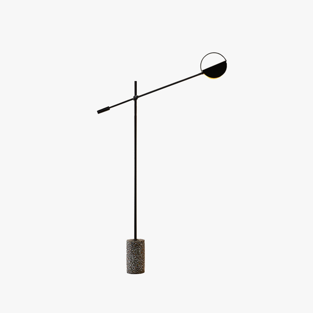 Lampadaire Linéaire Terrazzo Métal