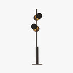 Lampadaire Rond Métal Noir Nordique