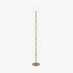 Lampadaire Globe Verre Doré Premium
