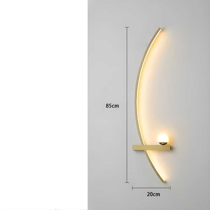 Applique Murale Arc Demi-Cercle