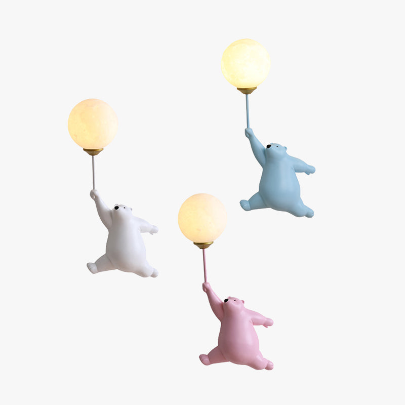 Applique Murale Ours Ballon