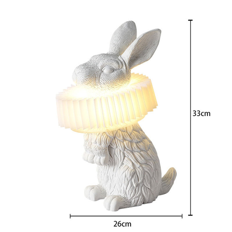 Lampe Veilleuse Lapin Résine