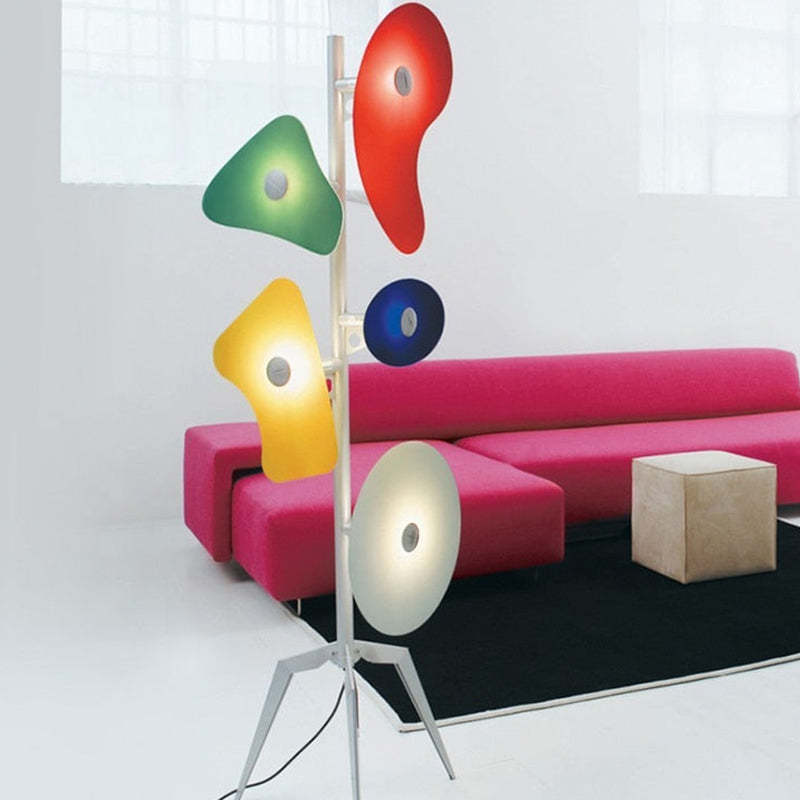 Lampadaire Géométrique Résine