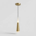Suspension LED NordicDrop dorée design scandinave minimaliste salon