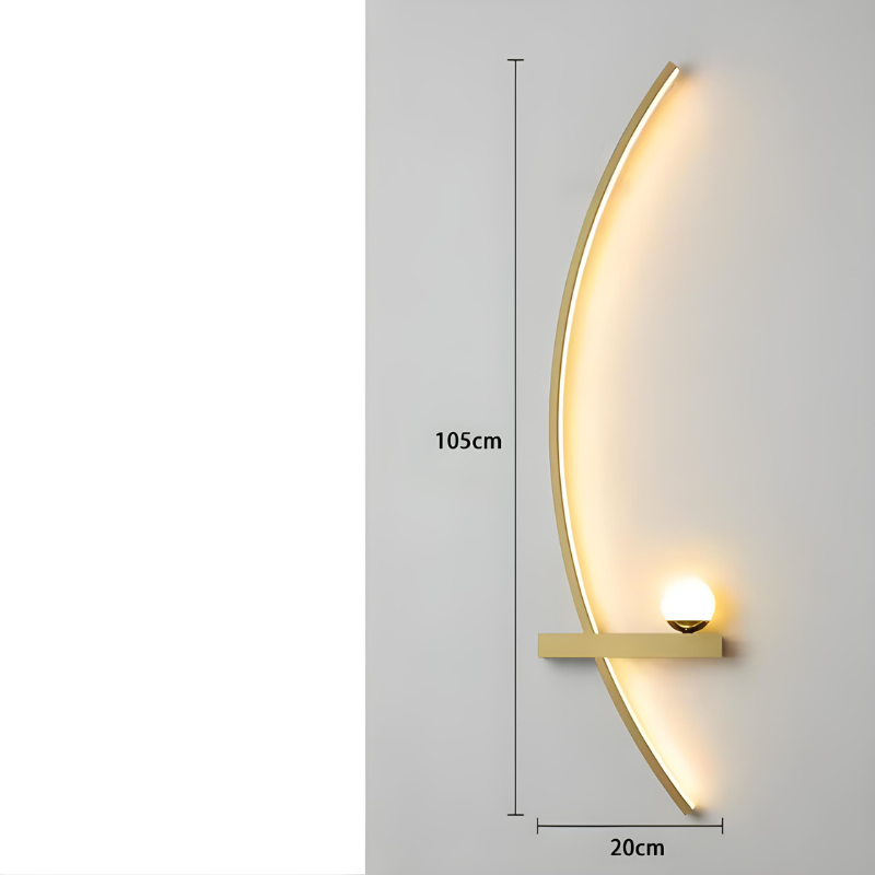 Applique Murale Arc Demi-Cercle