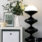 Lampadaire Gourde Métal Sculpturale