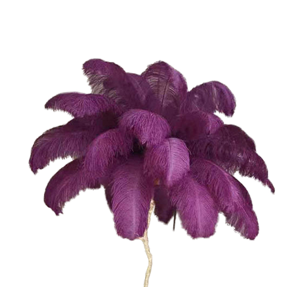 Lampadaire Fleur Plumes Coloré