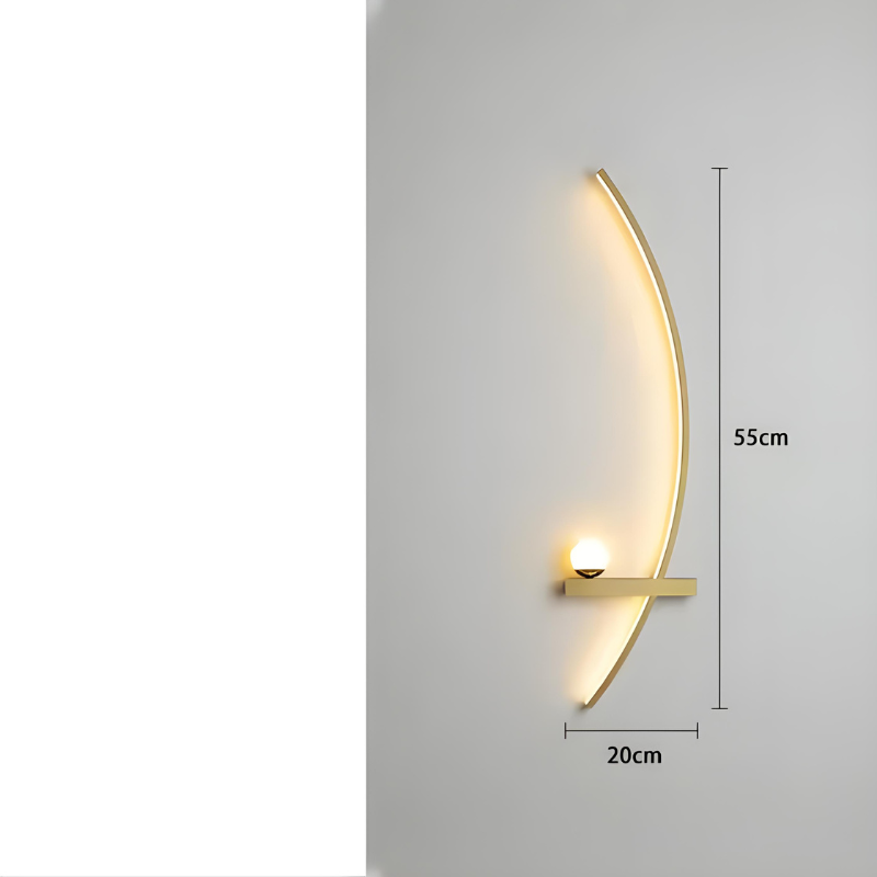 Applique Murale Arc Demi-Cercle