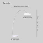 Lampadaire Arc Métal Dimmable