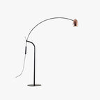 Lampadaire Arc Métal Or Rose