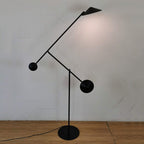 Lampadaire Rond Métal Noir Premium