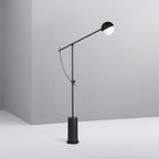 Lampadaire Globe Linéaire Noir