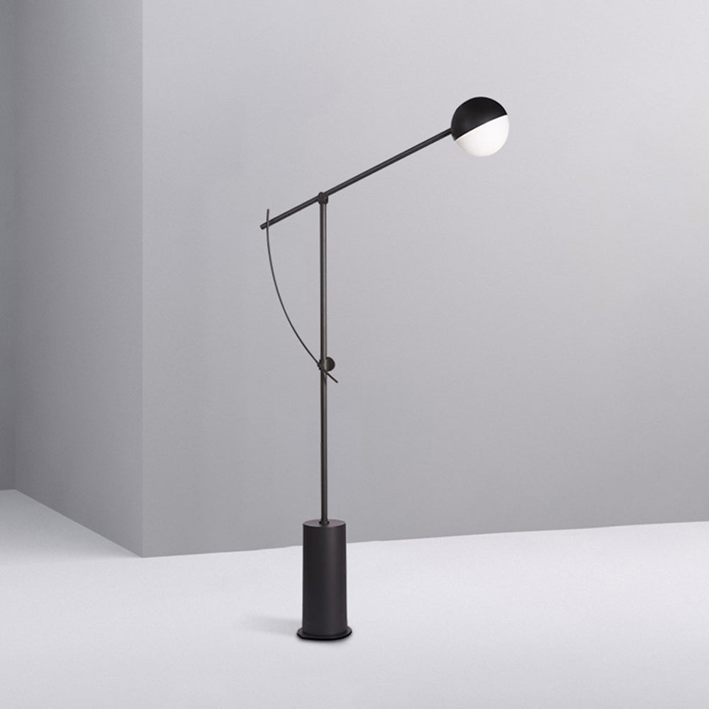 Lampadaire Globe Linéaire Noir