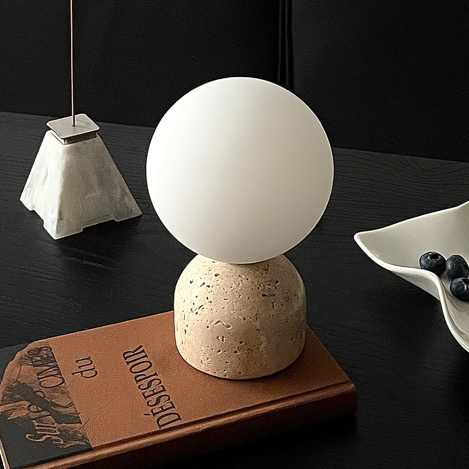 Lampe de Table Marbre