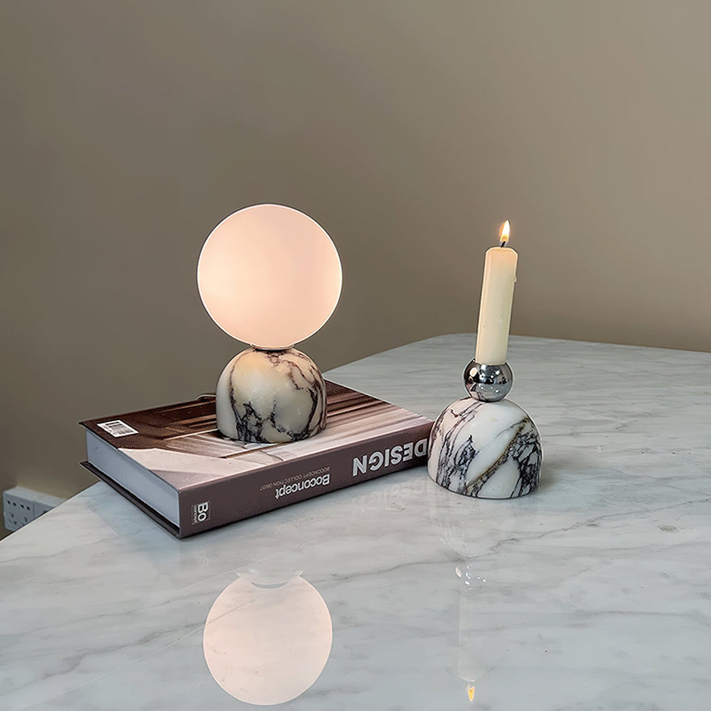 Lampe de Table Marbre