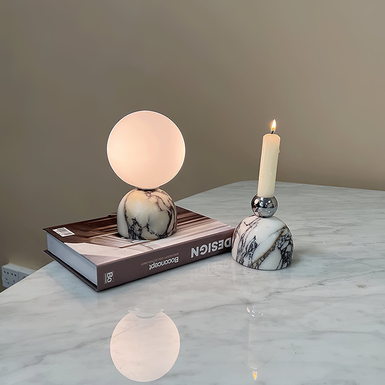 Lampe de Table Marbre