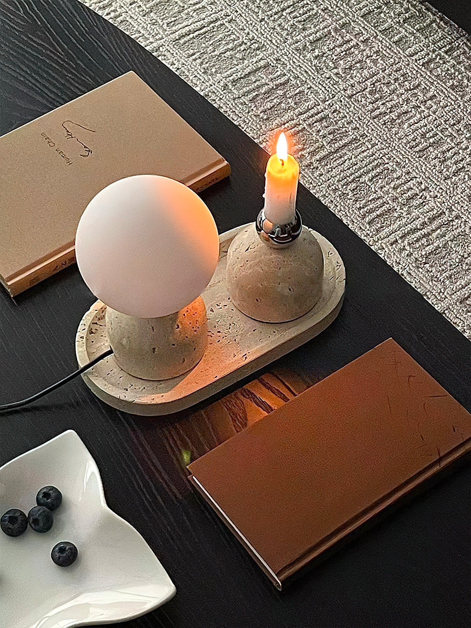 Lampe de Table Marbre