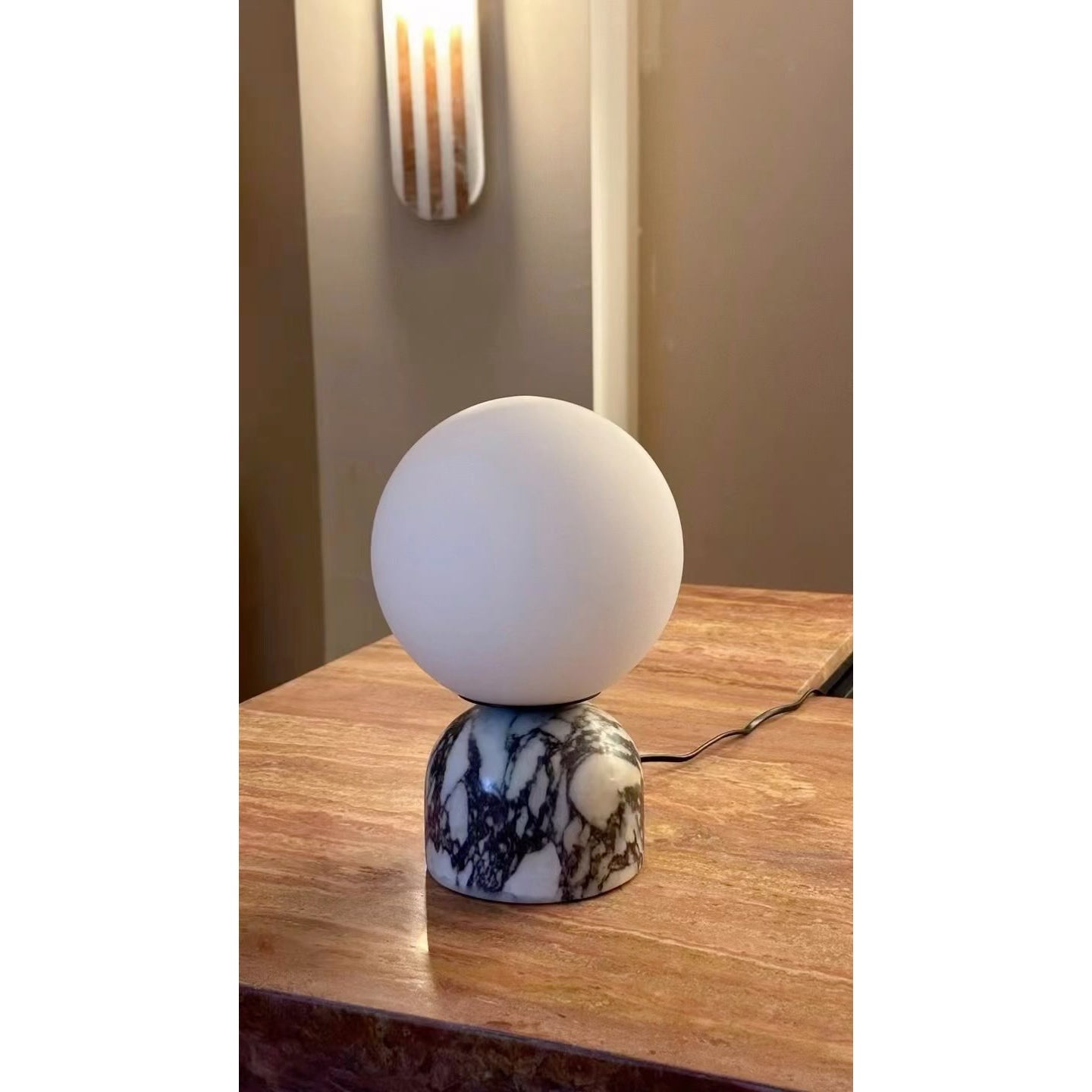 Lampe de Table Marbre