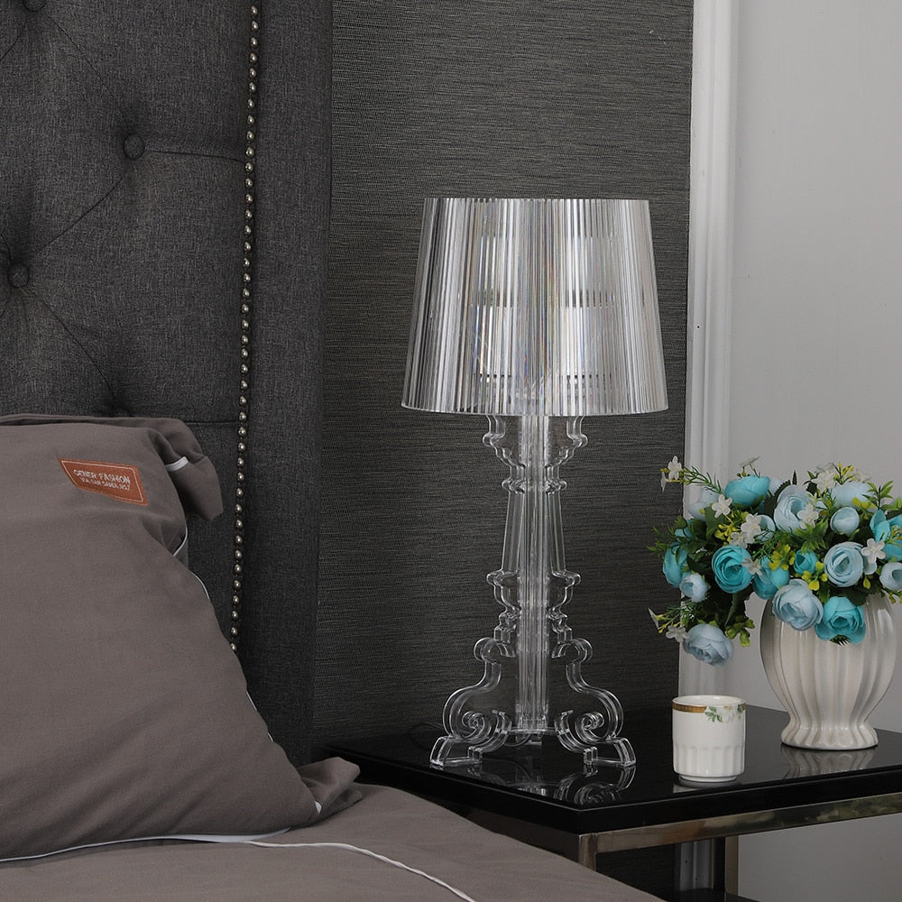 Lampe de Table Cylindre Acrylique