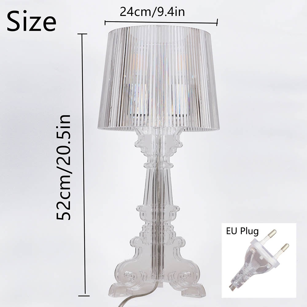 Lampe de Table Cylindre Acrylique