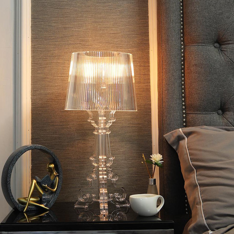 Lampe de Table Cylindre Acrylique