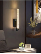 Applique LED avec tube effet bulles premium.