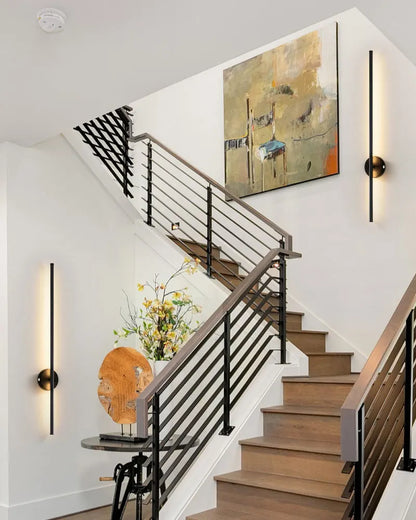 Applique LED ajustable 3000K a 6000K pour couloir ou salon.