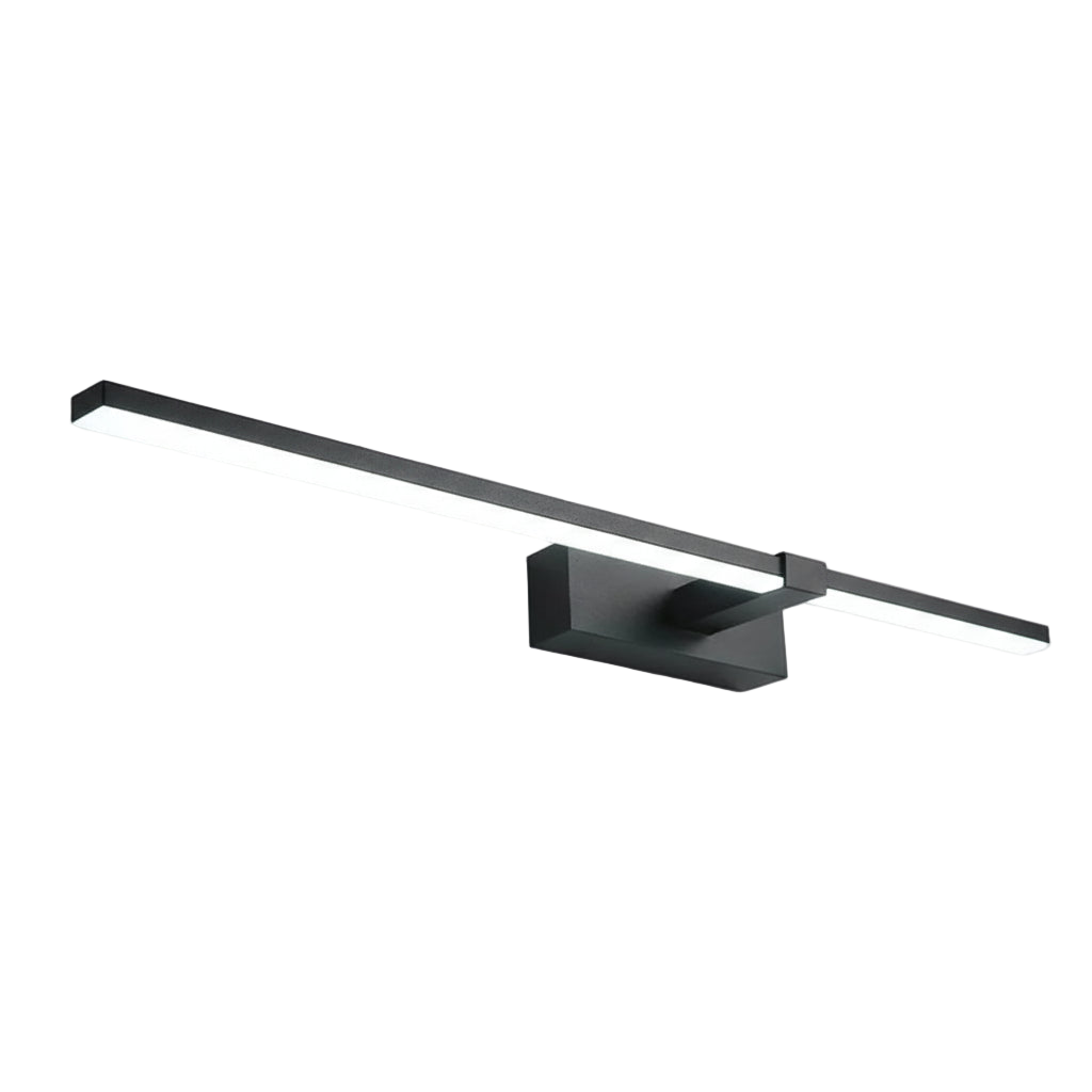 Applique LED lineaire moderne pour salle de bain.