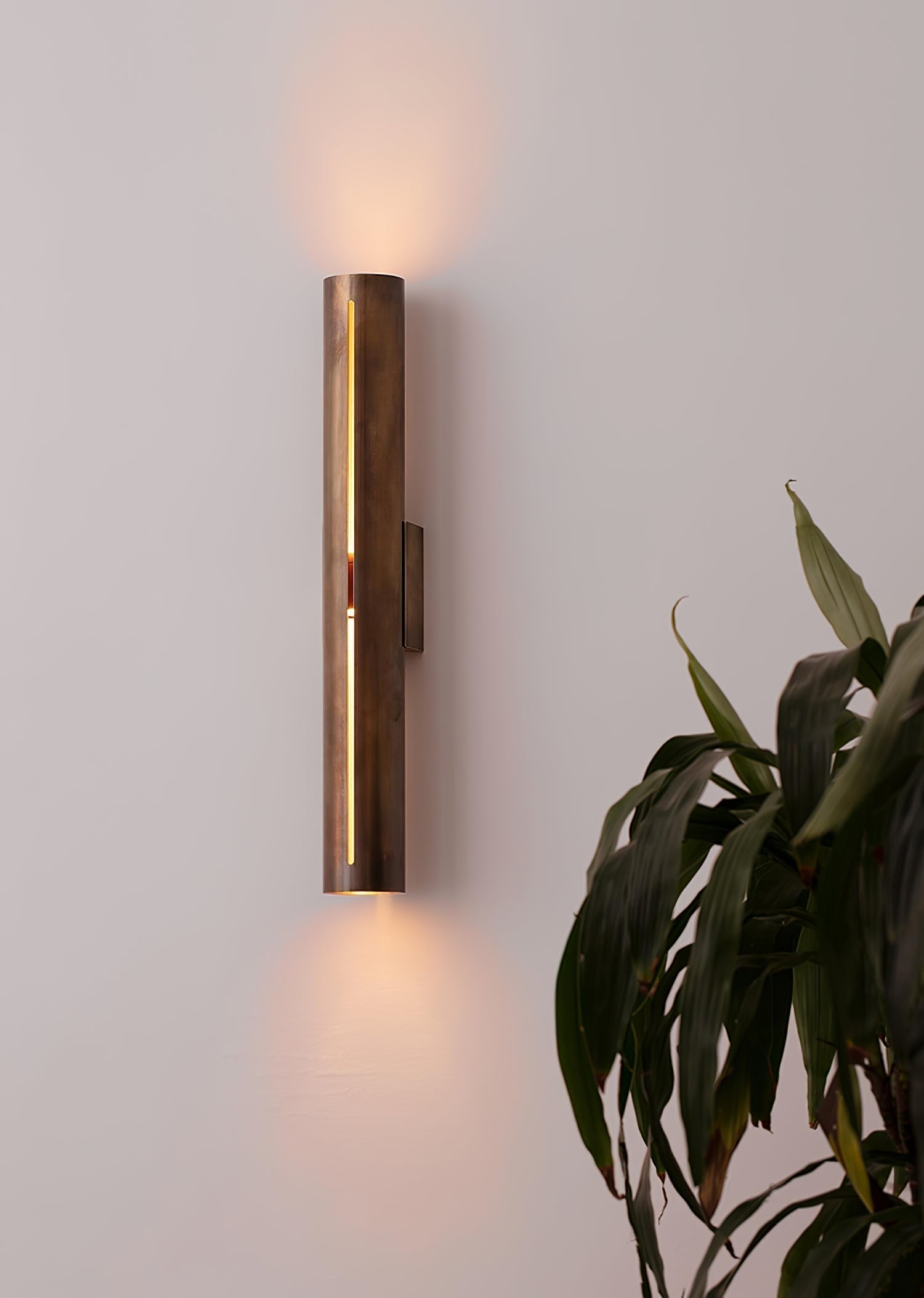 Applique Murale Cylindre Laiton