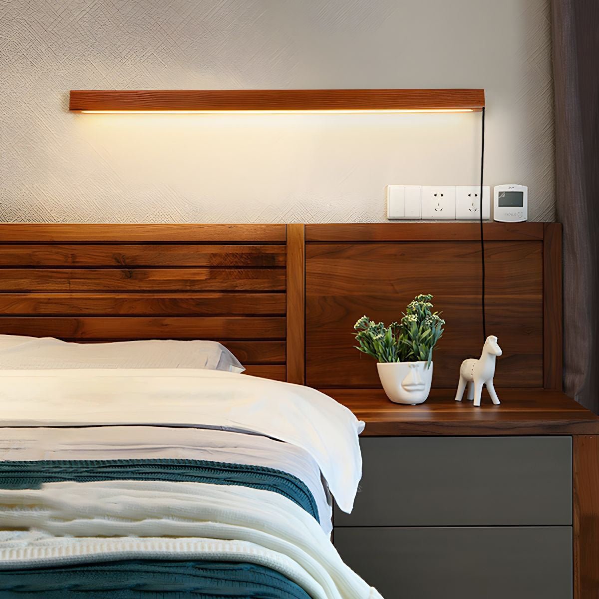 Applique Murale Anneau Bois