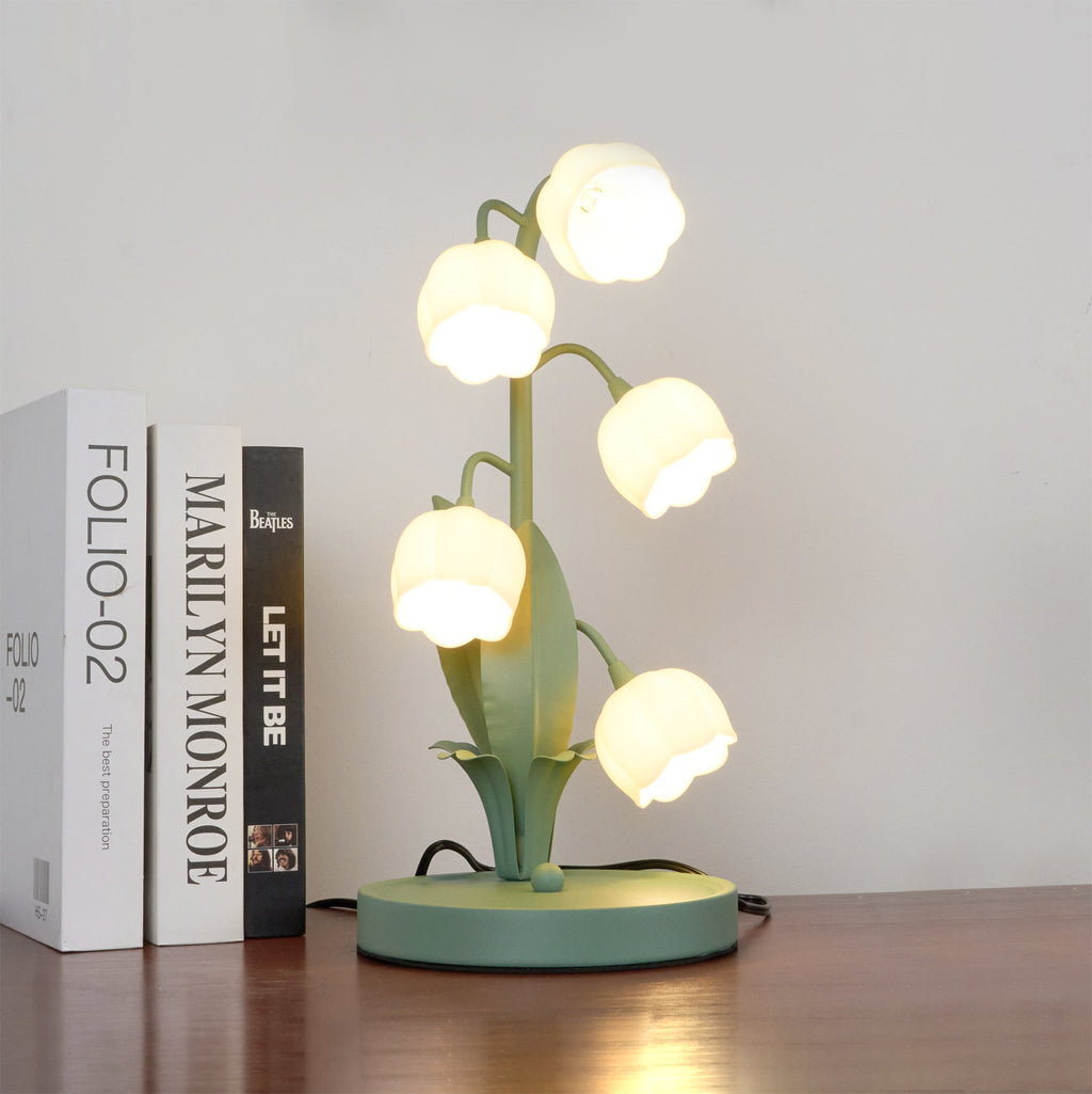 Lampe de Table Orchidée – Design Nature Élégant, Bell