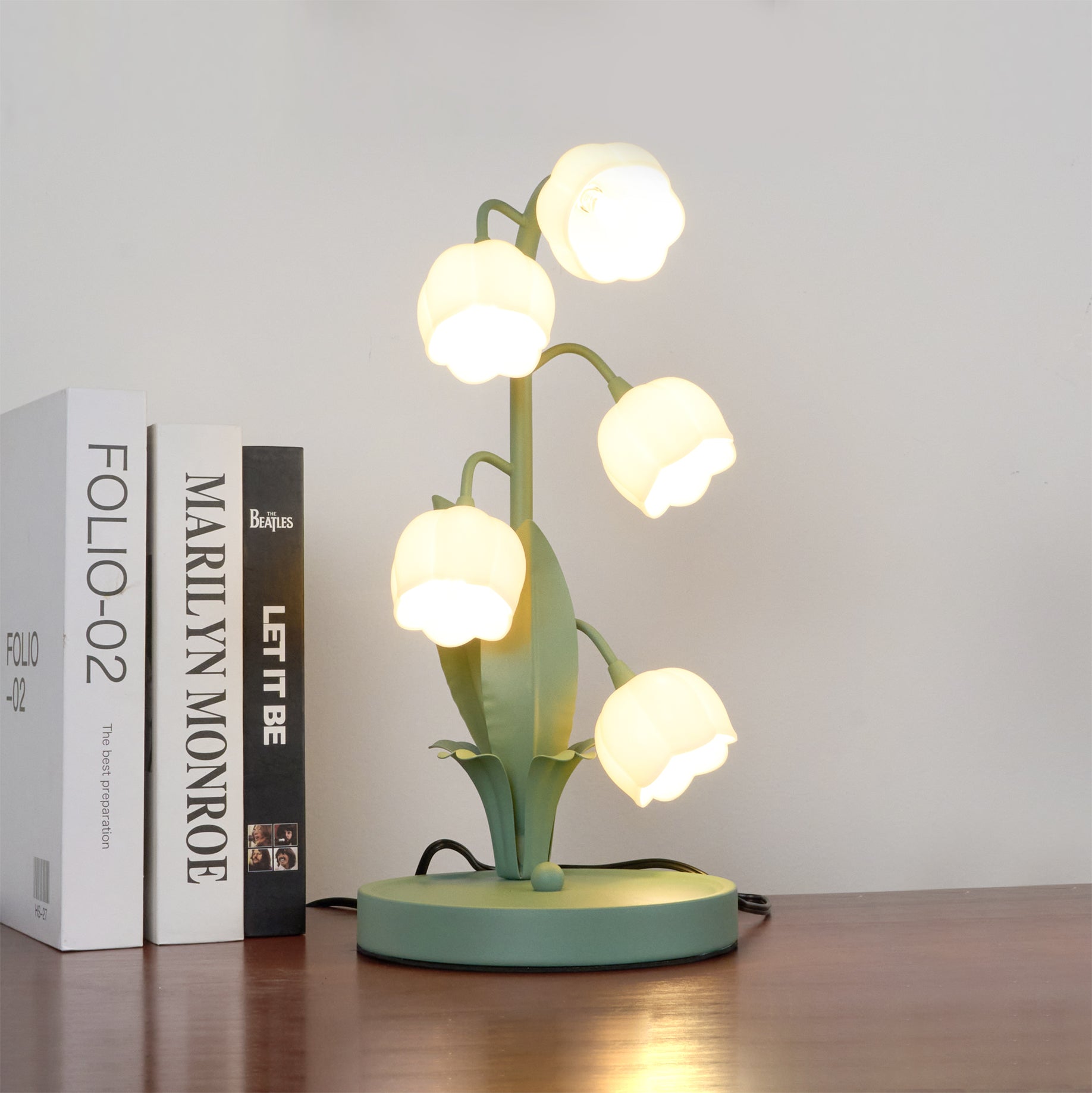 Lampe de Table Orchidée – Design Nature Élégant, Bell