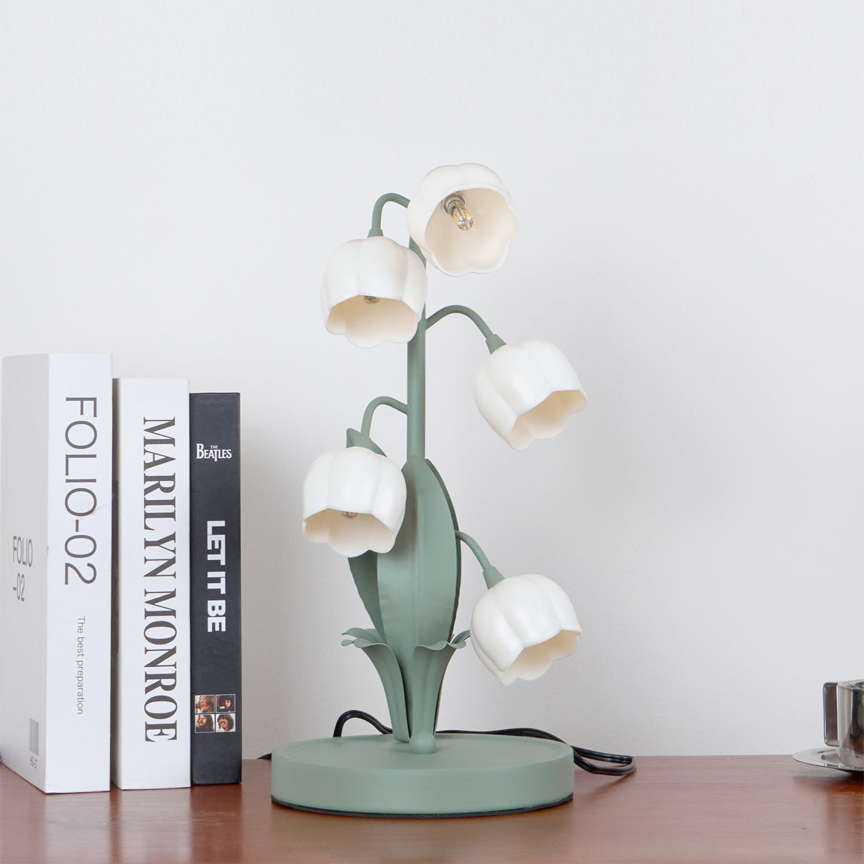 Lampe de Table Orchidée – Design Nature Élégant, Bell