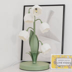 Lampe de Table Orchidée – Design Nature Élégant, Bell