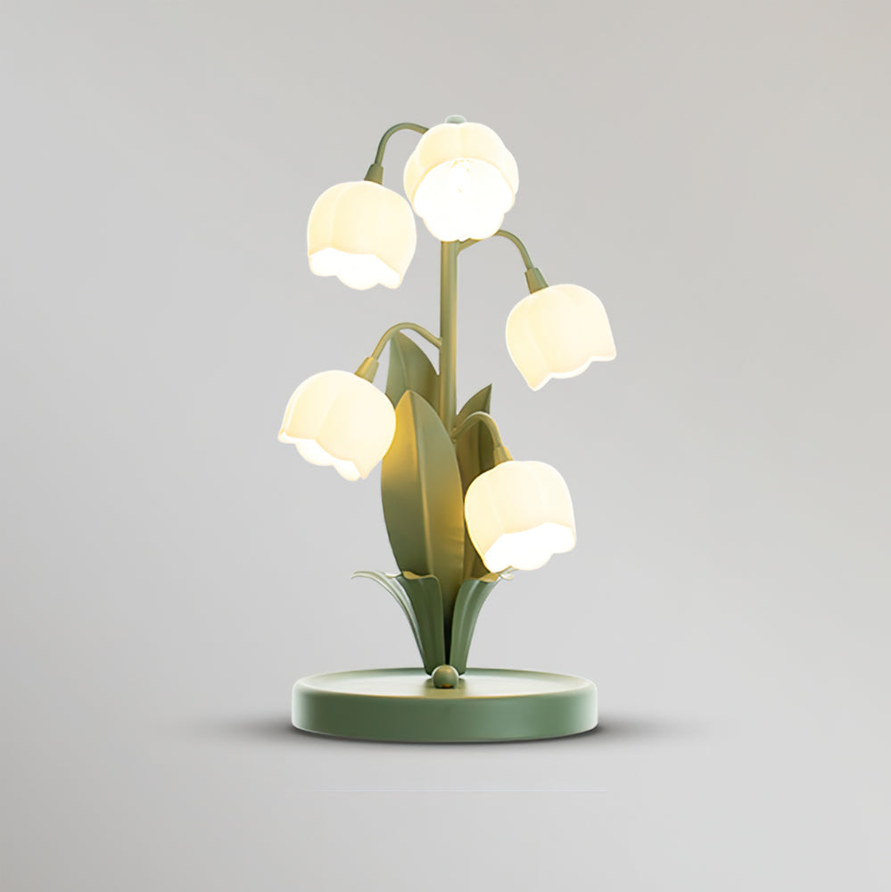 Lampe de Table Orchidée – Design Nature Élégant, Bell