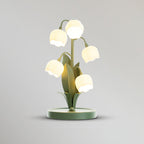 Lampe de Table Orchidée – Design Nature Élégant, Bell