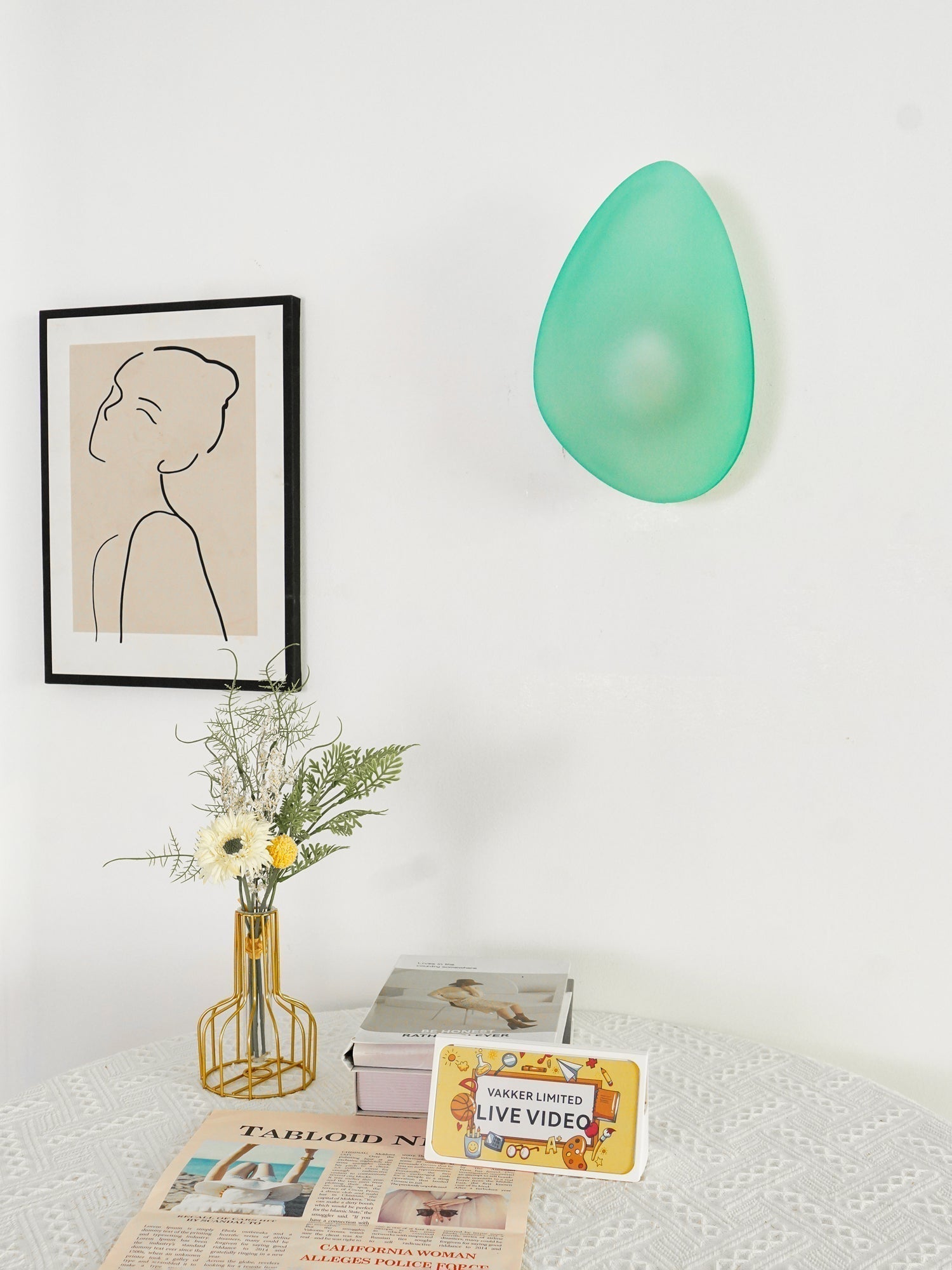 Applique Murale Verre Soufflé Bulle