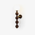 Applique Murale Bois Verre Bulle
