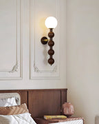 Applique Murale Bois Verre Bulle