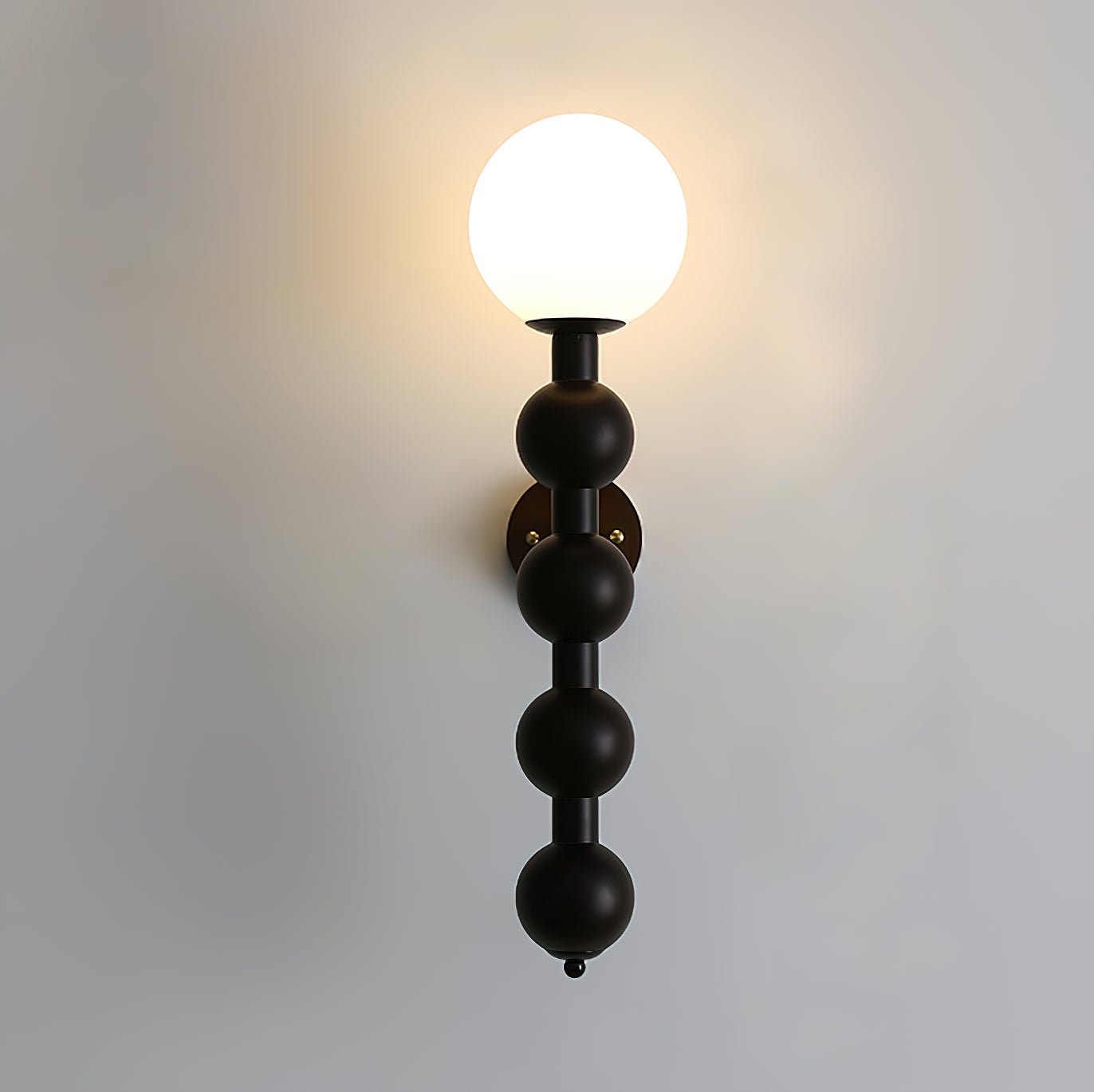 Applique Murale Bois Verre Bulle