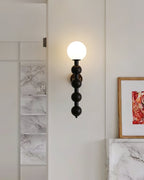 Applique Murale Bois Verre Bulle