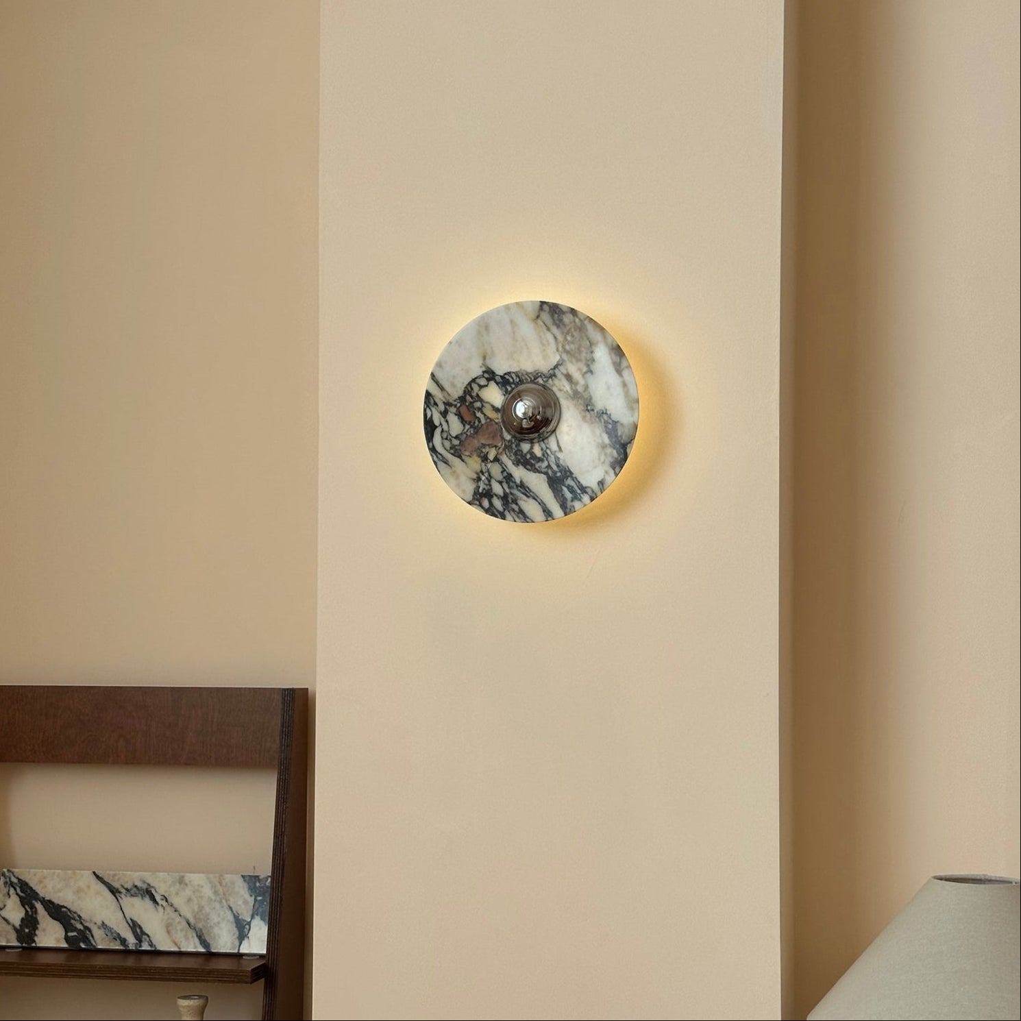 Applique Murale Ronde Marbre