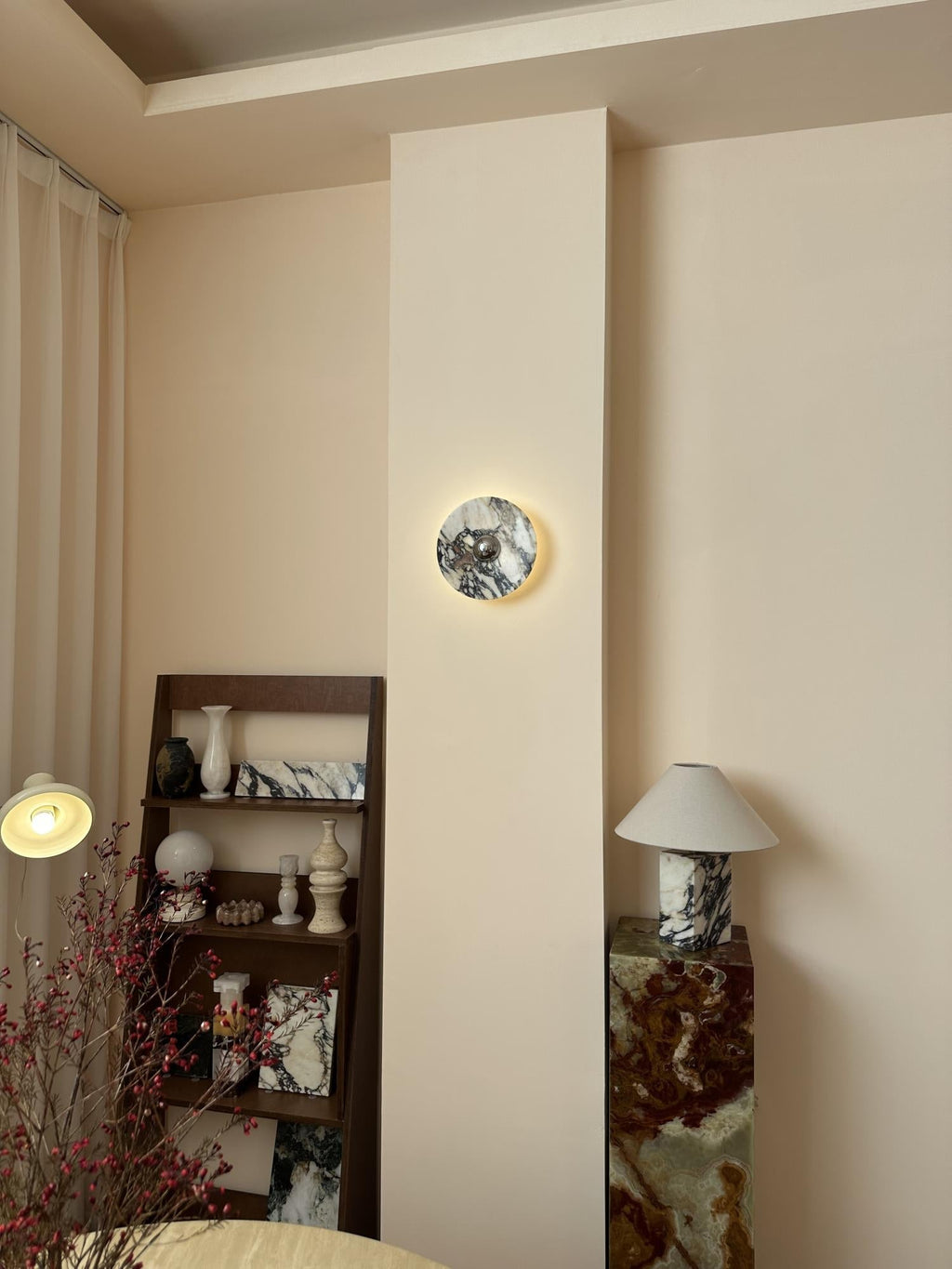 Applique Murale Ronde Marbre